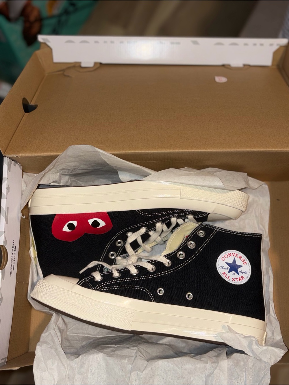 Comme des Garçons PLAY x Converse Chuck 70 High Tops